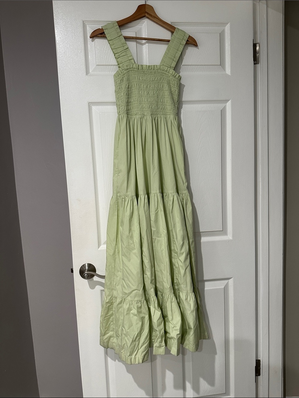 Abercrombie & Fitch Light Green Maxi Dress